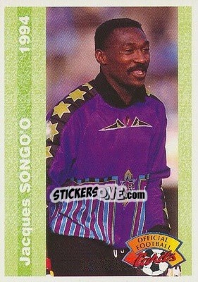 Sticker Jacques Songo'o - U.N.F.P. Football Cards 1993-1994 n. 45 - Panini
