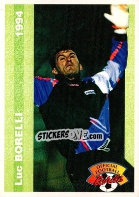 Sticker Luc Borelli - U.N.F.P. Football Cards 1993-1994 - Panini