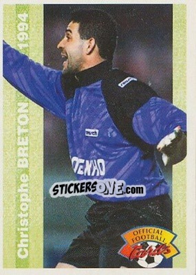 Sticker Christophe Breton - U.N.F.P. Football Cards 1993-1994 n. 48 - Panini
