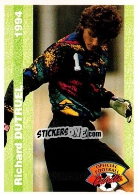 Sticker Richard Dutruel - U.N.F.P. Football Cards 1993-1994 n. 51 - Panini