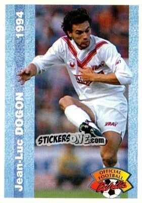 Figurina Jean-Luc Dogon - U.N.F.P. Football Cards 1993-1994 - Panini