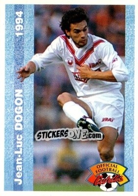Sticker Jean-Luc Dogon - U.N.F.P. Football Cards 1993-1994 n. 55 - Panini