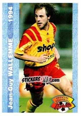 Figurina Jean-Guy Wallemme - U.N.F.P. Football Cards 1993-1994 n. 59 - Panini