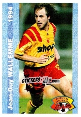 Sticker Jean-Guy Wallemme - U.N.F.P. Football Cards 1993-1994 - Panini