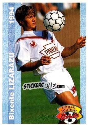 Sticker Bixente Lizarazu - U.N.F.P. Football Cards 1993-1994 n. 61 - Panini