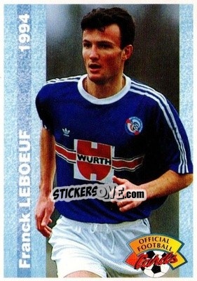 Sticker Frank Leboeuf - U.N.F.P. Football Cards 1993-1994 n. 64 - Panini
