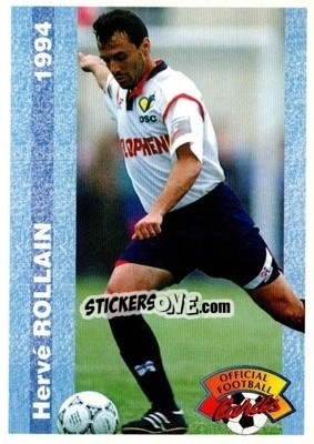 Sticker Herve Rollain - U.N.F.P. Football Cards 1993-1994 - Panini