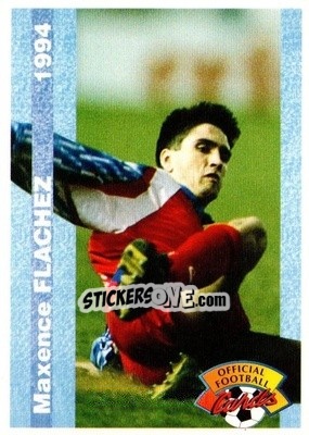 Sticker Maxence Flachez - U.N.F.P. Football Cards 1993-1994 n. 81 - Panini