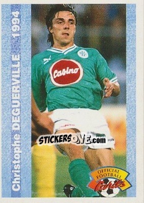 Sticker Christophe Deguerville - U.N.F.P. Football Cards 1993-1994 n. 83 - Panini