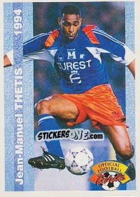 Figurina Jean-Manuel Thetis - U.N.F.P. Football Cards 1993-1994 n. 85 - Panini