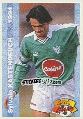 Sticker Sylvain Kastendeuch - U.N.F.P. Football Cards 1993-1994 n. 91 - Panini