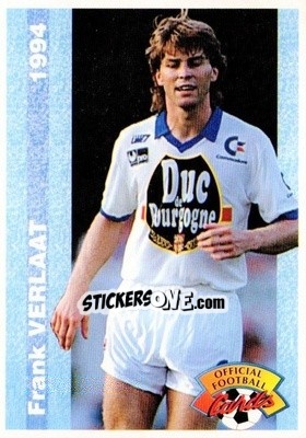 Sticker Frank Verlaat - U.N.F.P. Football Cards 1993-1994 - Panini