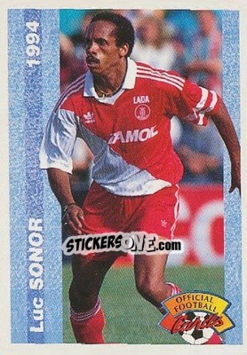 Sticker Luc Sonor - U.N.F.P. Football Cards 1993-1994 - Panini