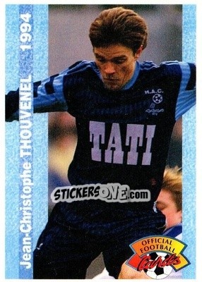 Figurina Jean-Christophe Thouvenel - U.N.F.P. Football Cards 1993-1994 n. 105 - Panini