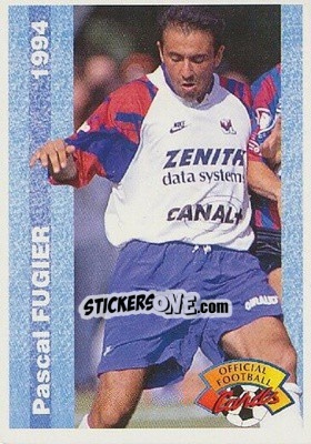 Sticker Pascal Fugier - U.N.F.P. Football Cards 1993-1994 n. 108 - Panini