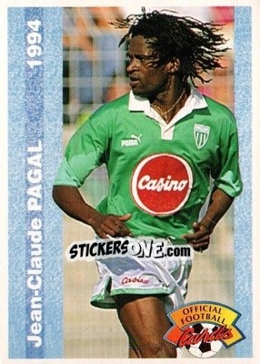 Sticker Jean-Claude Pagal - U.N.F.P. Football Cards 1993-1994 - Panini