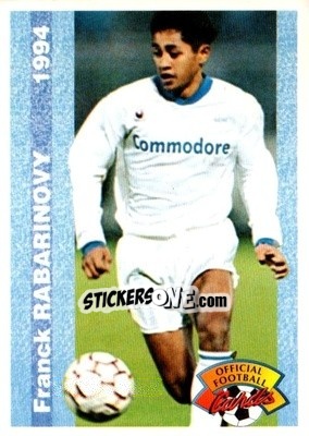 Sticker Franck Rabarinovy - U.N.F.P. Football Cards 1993-1994 n. 110 - Panini