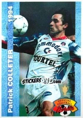 Sticker Patrick Colleter - U.N.F.P. Football Cards 1993-1994 - Panini