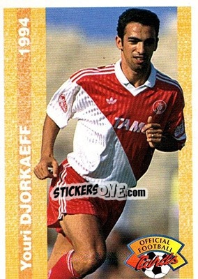 Sticker Youri Djorkaeff - U.N.F.P. Football Cards 1993-1994 n. 117 - Panini