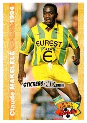 Figurina Claude Makelele - U.N.F.P. Football Cards 1993-1994 - Panini