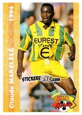 Sticker Claude Makelele - U.N.F.P. Football Cards 1993-1994 n. 120 - Panini