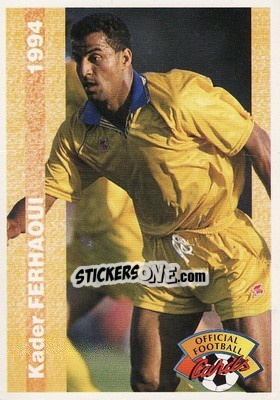Sticker Kader Ferhaoui - U.N.F.P. Football Cards 1993-1994 n. 121 - Panini