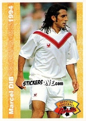 Sticker Marcel Dib - U.N.F.P. Football Cards 1993-1994 n. 123 - Panini