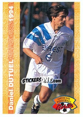 Sticker Daniel Dutuel - U.N.F.P. Football Cards 1993-1994 - Panini