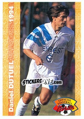 Sticker Daniel Dutuel - U.N.F.P. Football Cards 1993-1994 n. 125 - Panini