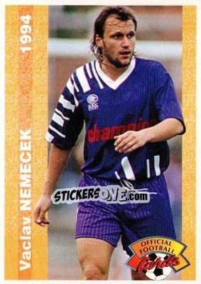 Sticker Vaclav Nemecek - U.N.F.P. Football Cards 1993-1994 n. 128 - Panini