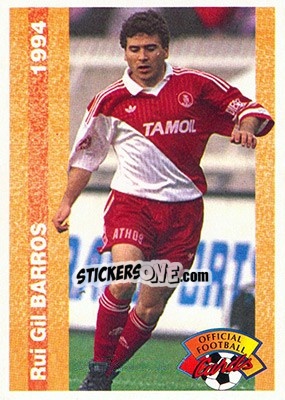 Sticker Rui Gil Barros - U.N.F.P. Football Cards 1993-1994 n. 132 - Panini