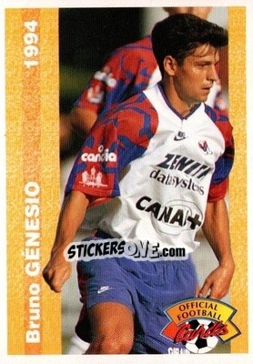 Sticker Bruno Genesio - U.N.F.P. Football Cards 1993-1994 n. 137 - Panini