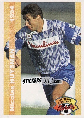 Sticker Nicolas Huysman - U.N.F.P. Football Cards 1993-1994 - Panini