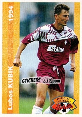 Sticker Lubos Kubik - U.N.F.P. Football Cards 1993-1994 - Panini