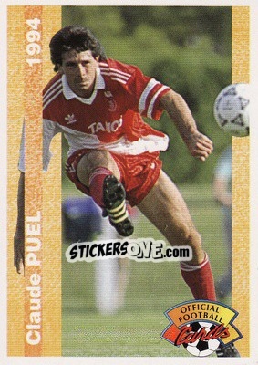 Figurina Claude Puel - U.N.F.P. Football Cards 1993-1994 - Panini