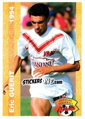 Sticker Eric Guerit - U.N.F.P. Football Cards 1993-1994 n. 148 - Panini