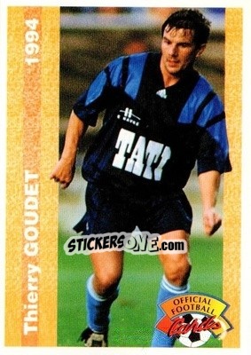 Sticker Thierry Goudet - U.N.F.P. Football Cards 1993-1994 - Panini
