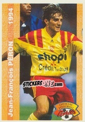 Figurina Jean-Francois Peron - U.N.F.P. Football Cards 1993-1994 - Panini