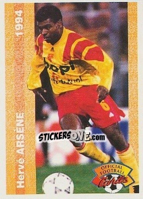 Sticker Herve Arsene - U.N.F.P. Football Cards 1993-1994 - Panini