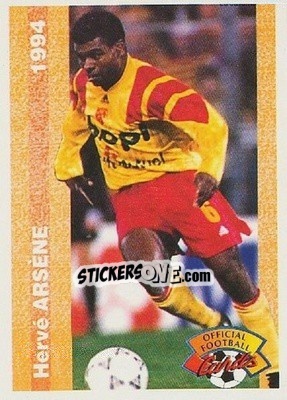 Sticker Herve Arsene - U.N.F.P. Football Cards 1993-1994 n. 154 - Panini