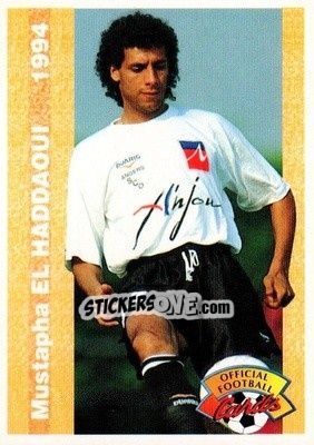Sticker Mustapha El Haddaoui - U.N.F.P. Football Cards 1993-1994 - Panini