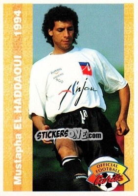 Sticker Mustapha El Haddaoui - U.N.F.P. Football Cards 1993-1994 n. 161 - Panini