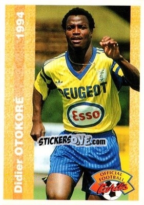 Figurina Didier Otokore - U.N.F.P. Football Cards 1993-1994 - Panini