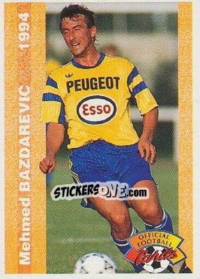 Sticker Mehmed Bazdarevic - U.N.F.P. Football Cards 1993-1994 n. 167 - Panini