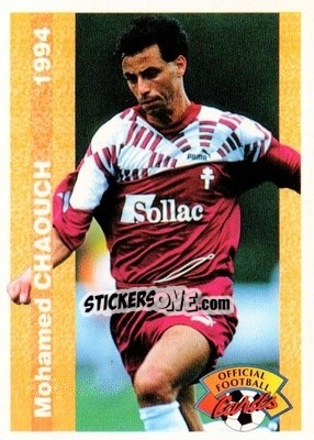 Sticker Mohamed Chaouch - U.N.F.P. Football Cards 1993-1994 n. 174 - Panini
