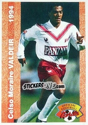 Cromo Celso Moraire Valdeir - U.N.F.P. Football Cards 1993-1994 - Panini