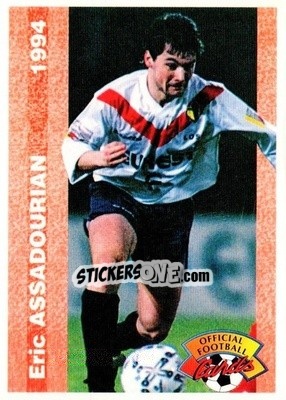 Sticker Eric Assadourian - U.N.F.P. Football Cards 1993-1994 - Panini