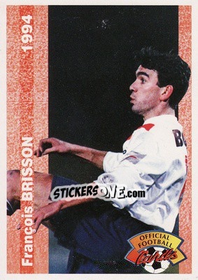 Sticker Francois Brisson - U.N.F.P. Football Cards 1993-1994 n. 185 - Panini