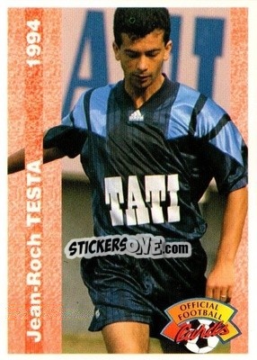 Figurina Jean-Roch Testa - U.N.F.P. Football Cards 1993-1994 n. 190 - Panini