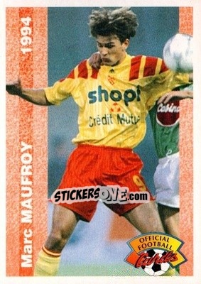 Figurina Marc Maufroy - U.N.F.P. Football Cards 1993-1994 - Panini
